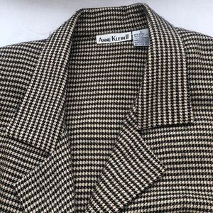 Anne Klein Jacket 80% wool 15% silk 5% cashmere